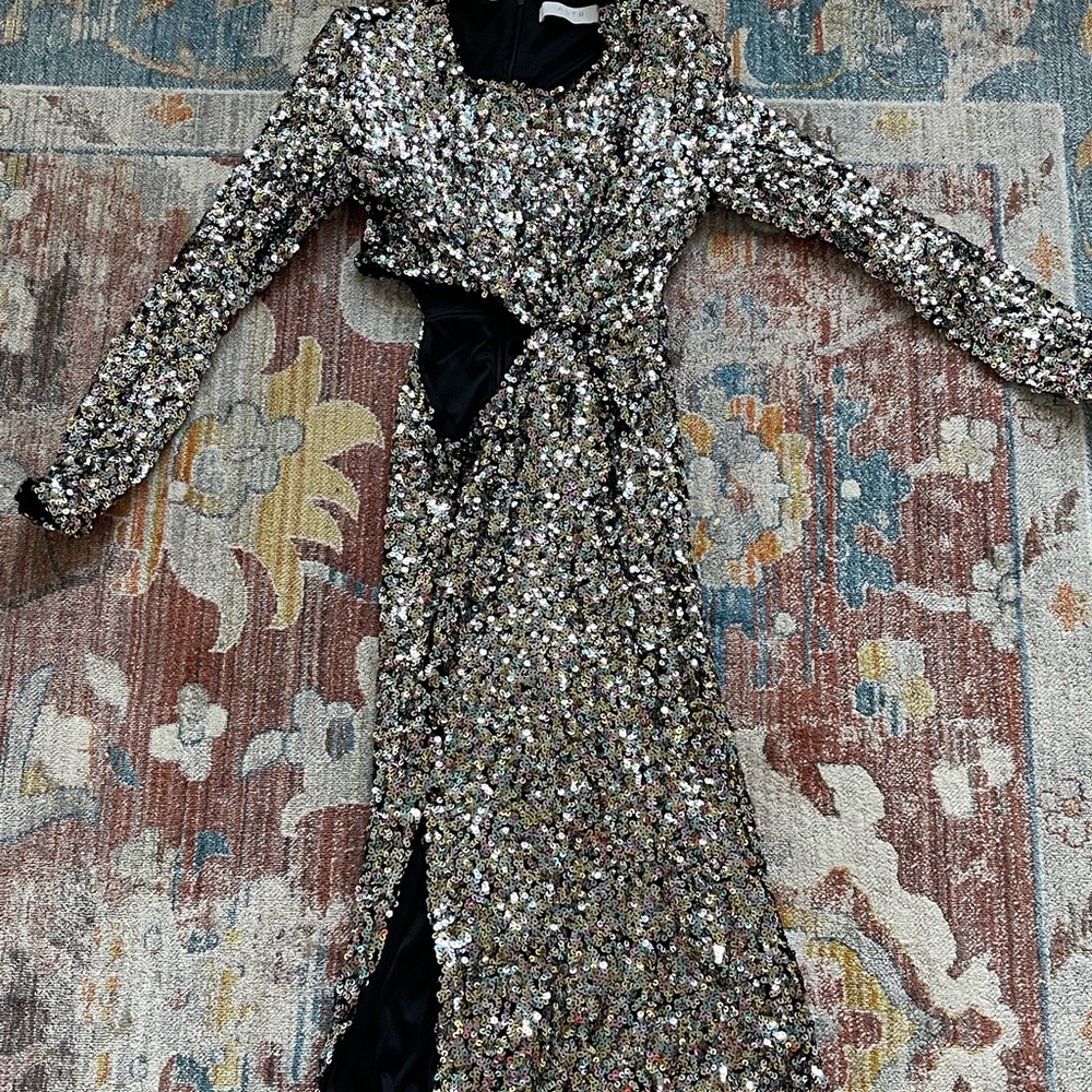 Glitter formal dress